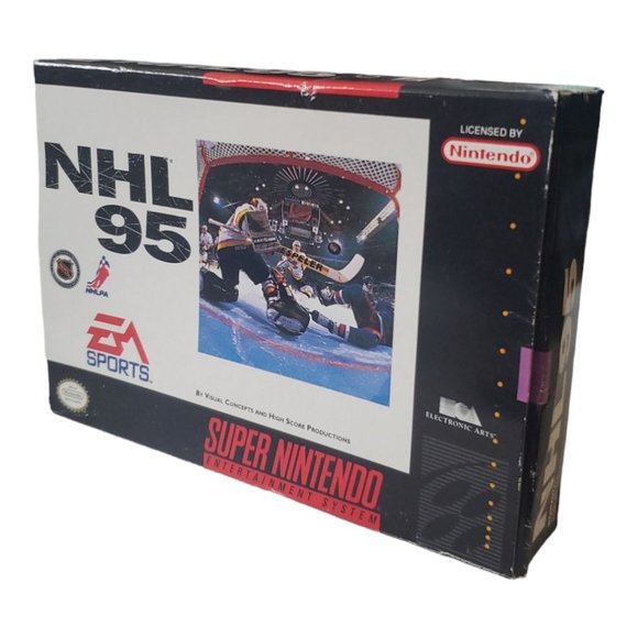 Nintendo Other - VINTAGE  SNES EA NHL '95 Video Game with box and inserts